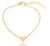 Fashion New Personality Noble Rhinestone Charm Bracelets Golden Silver Rose Gold Married Bracelet Women Fashion Jewelry