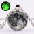 Birth Moon Bracelet Glow In The Dark Moon Phase Silver Chain Bracelet Glowing Birthday Moon Jewelry Lunar Phase Bracelets Charm